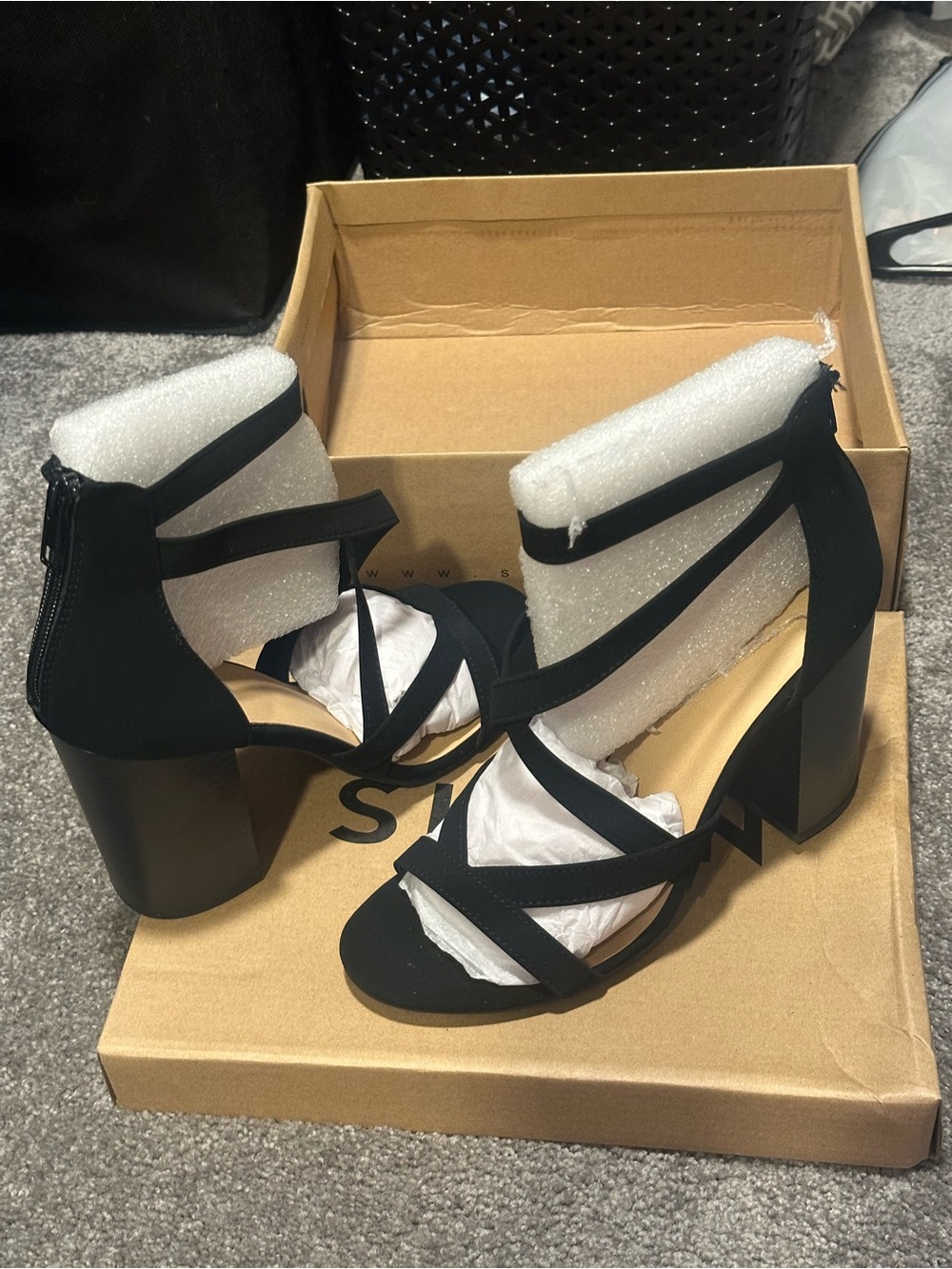 SHEIN Black Heels